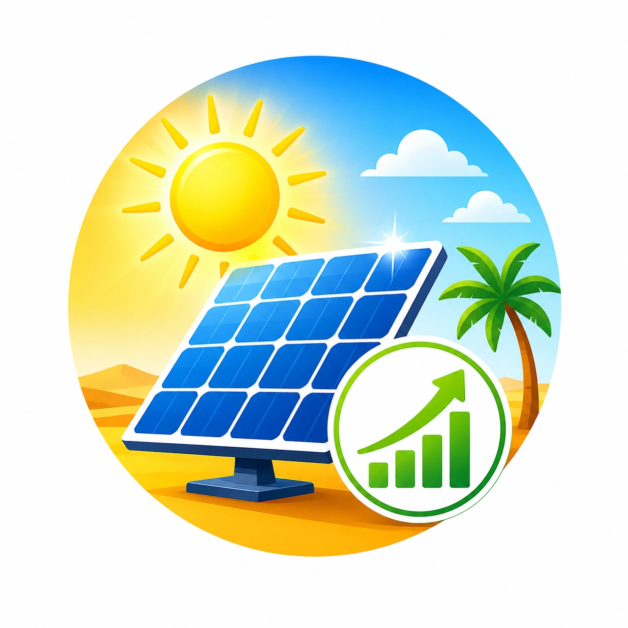 Maximum Efficiency in Sunny Climates